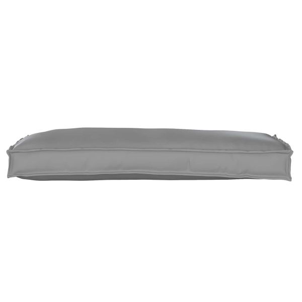 Комплект възглавници за палет 2 pcs Сив 100 x 40 x 8 см