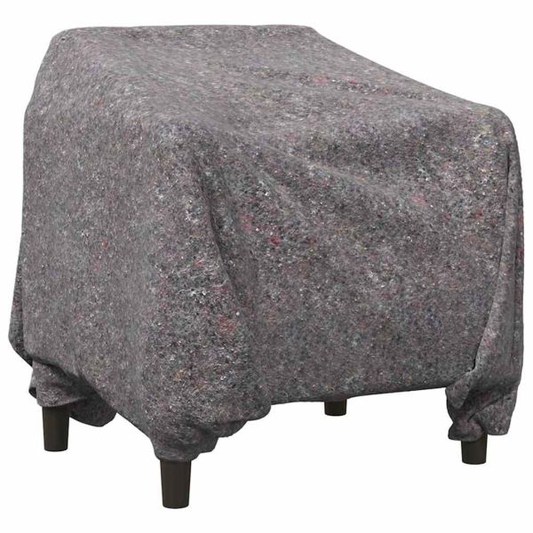 Одеяла за преместване 10 pcs Сив 150 x 200 cm текстил