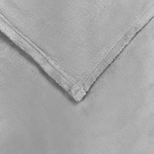 Одеала за хвърляне 6 pcs Сив 220 x 240 cm Мека вълна