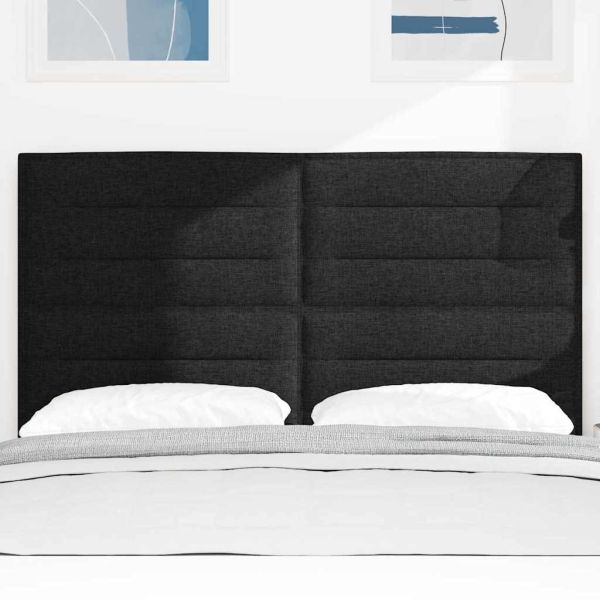 Облегалка за глава Черен 144 см текстил