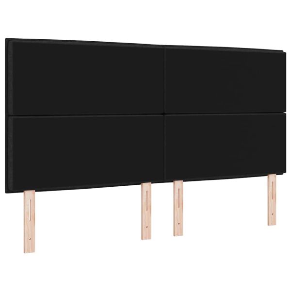 Облегалка за глава Черен 180 cm текстил