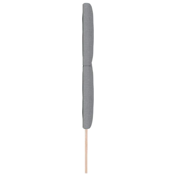 Облегалка за глава Светлосиво 200 cm текстил