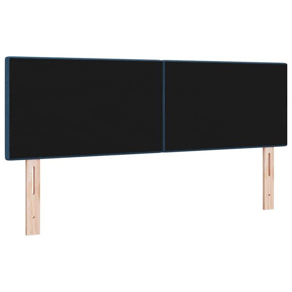 LED глава с LED ленти с таблото Синьо 160 cm текстил