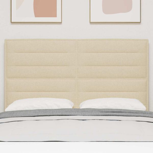 LED глава с LED ленти с таблото Крем 144 см текстил