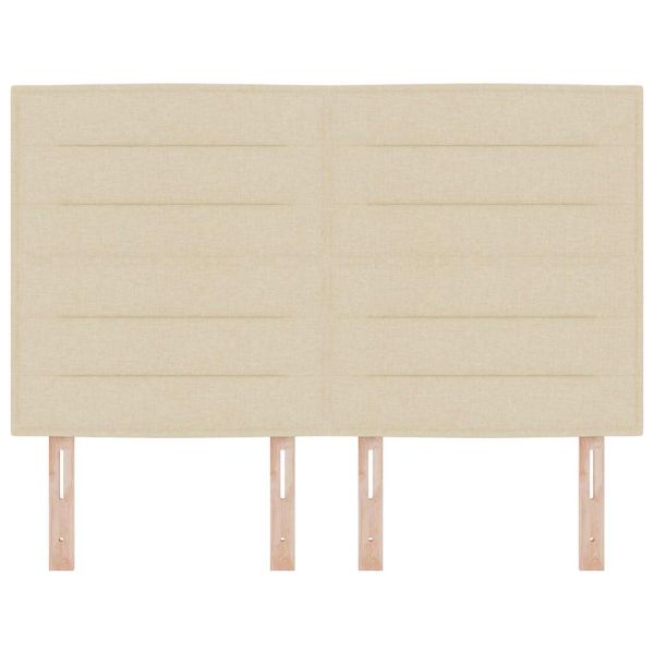 LED глава с LED ленти с таблото Крем 144 см текстил