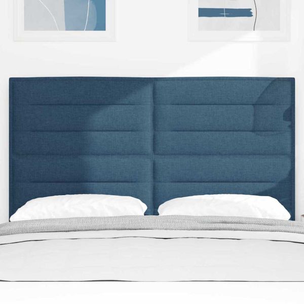 LED глава с LED ленти с таблото Синьо 144 см текстил