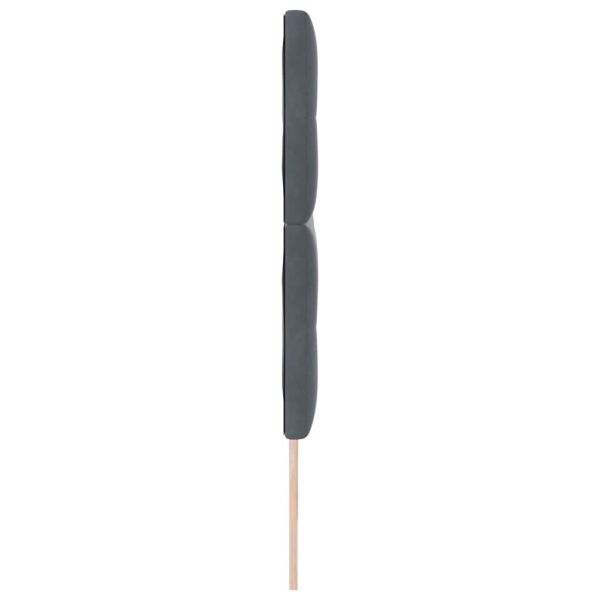 LED глава с LED ленти Сив 180 cm Кадифе