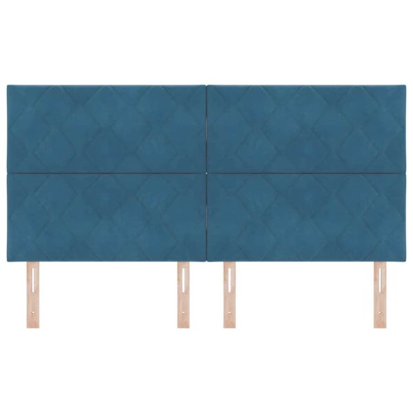 LED глава Тъмен син 180 cm Кадифе