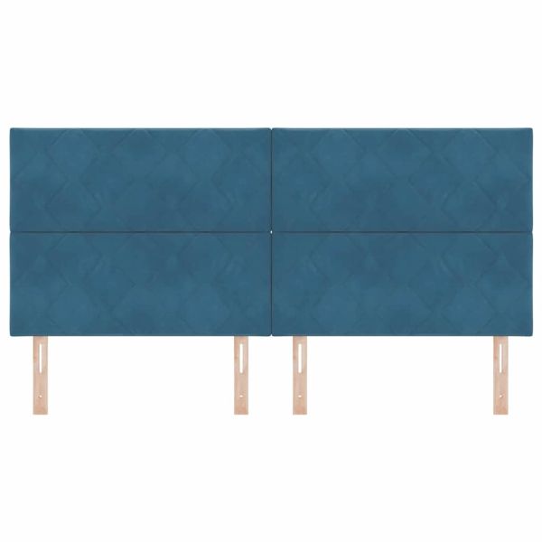 LED глава Тъмен син 200 cm Кадифе