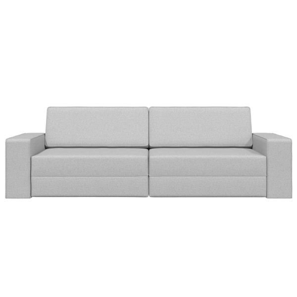 Диван легло 200cm Облачно сиво текстил