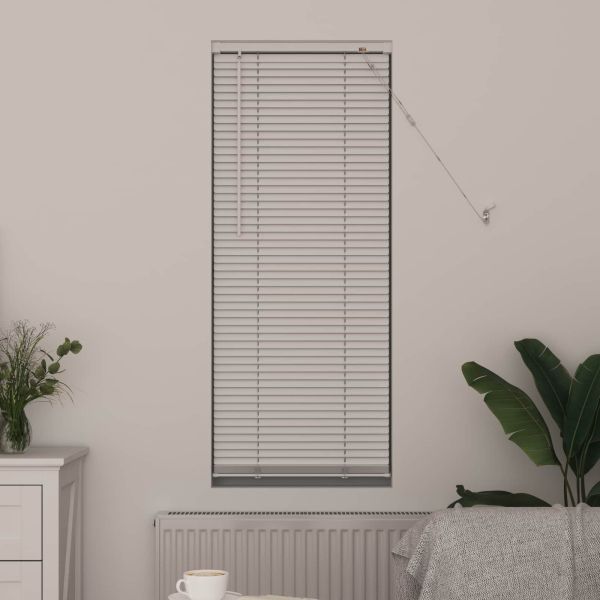 Венецианска щора Бял 150 x 40 см 25 mm ПВЦ