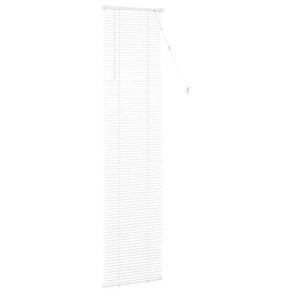 Венецианска щора Бял 213 x 60 см 25 mm ПВЦ