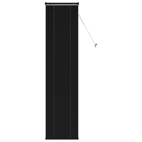 Венецианска щора Черен 213 x 40 см 25 mm ПВЦ