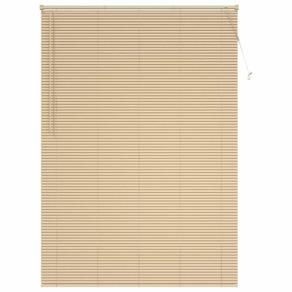 Венецианска щора Светло кафяво с шарка 213 x 160 см 25 mm ПВЦ