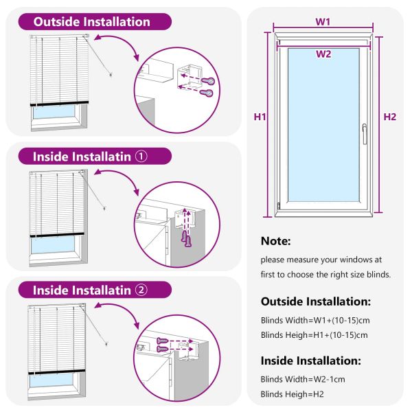 Венецианска щора Тъмно кафяво с шарка 150 x 140 см ПВЦ