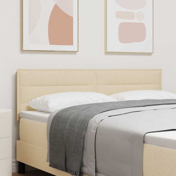 Облегалка за глава Крем 144 см текстил