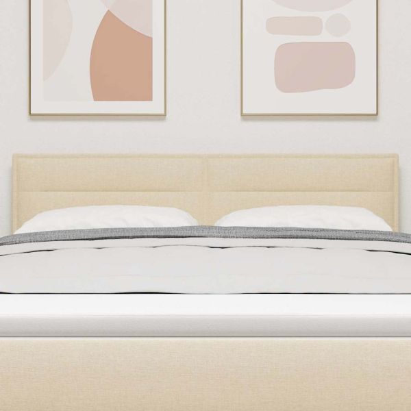 Облегалка за глава Крем 144 см текстил