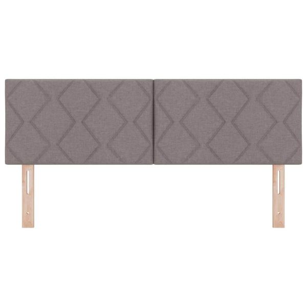 Облегалка за глава Таупе 160 cm текстил