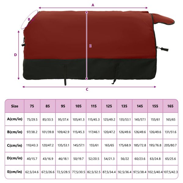 Конско одеяло Тъмен зелен и черен 165 cm Полиестер