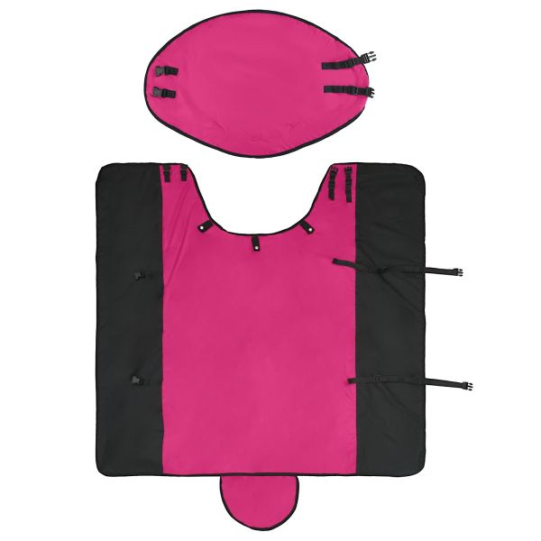 Конско одеяло Розово и черно 95 cm Полиестер