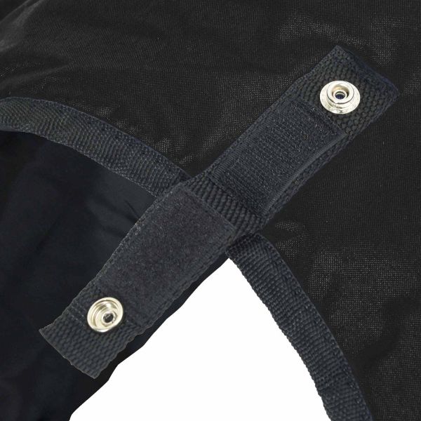 Конско одеяло Тъмен зелен и черен 135 cm Полиестер