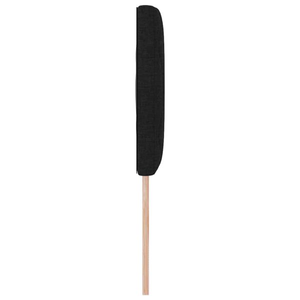 LED глава Черен 160 cm текстил