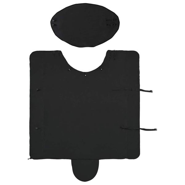 Конско одеяло Черно Полиестер