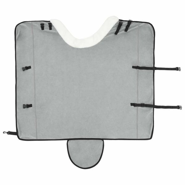 Конско одеяло Пълно тъмно зелено 145 cm Полар флийс