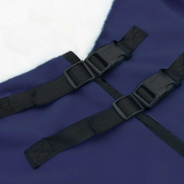 Конско одеяло Морски син 145 cm Полар флийс