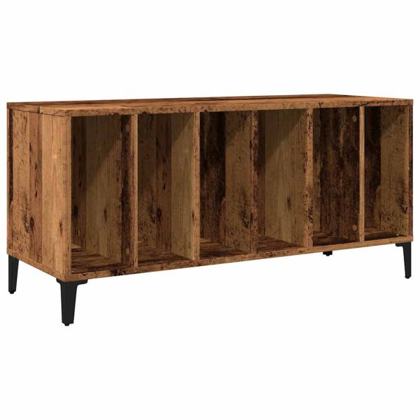 Шкаф за грамофонни плочи, 100x38x48 см, инженерно дърво