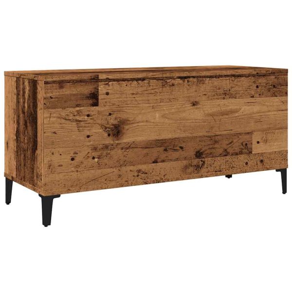 Шкаф за грамофонни плочи, 100x38x48 см, инженерно дърво