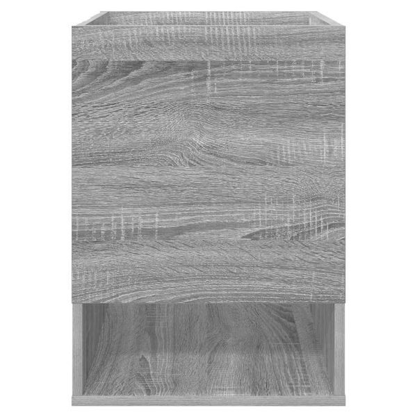 Крайна масичка Сив Сонома 40 x 40 x 56 см Инженерно дърво