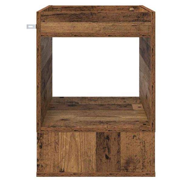Крайна масичка Старо дърво 40 x 40 x 56 см Инженерно дърво