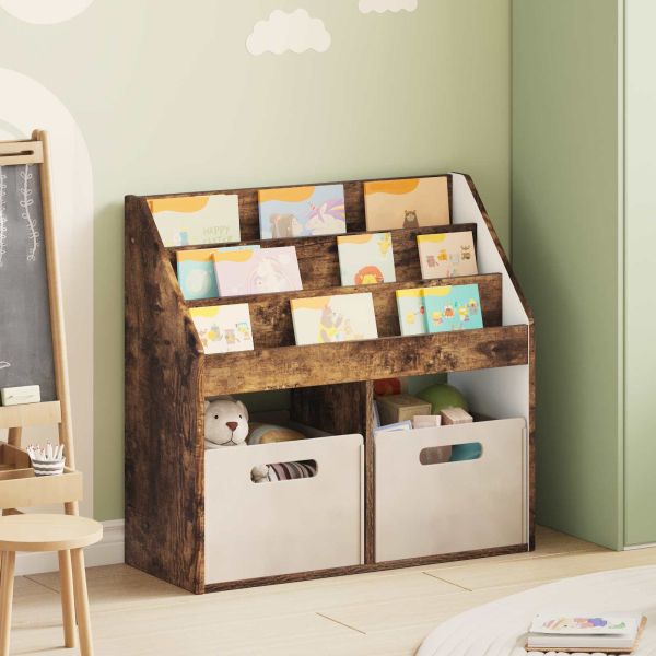 Детска рафт за книги Димян дъб 72,5 x 29,5 x 69 см