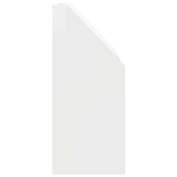 Детска рафт за книги с чекмедже Лъскаво бяло 60 x 29,5 x 69 см