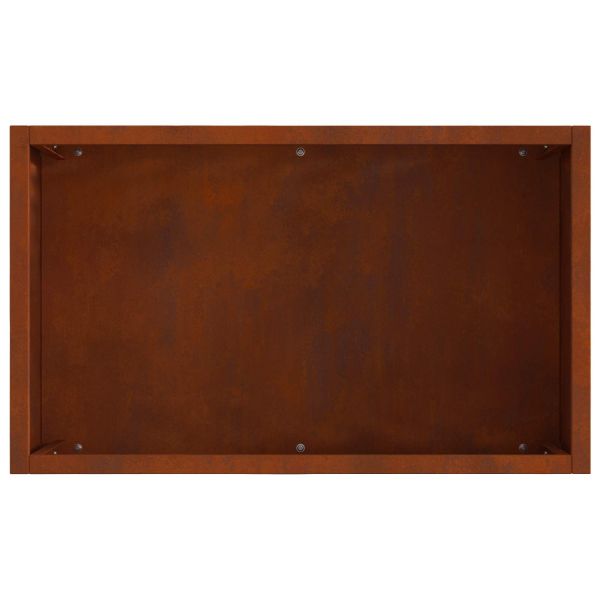 Котел за огън Кафяво 50 x 30 x 40 см Стомана