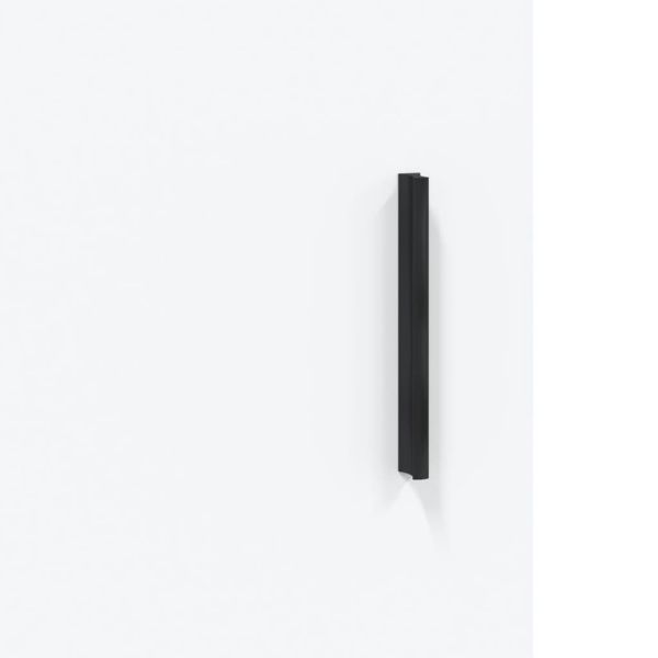 Висок шкаф, бял, 34,5x34x180 см, инженерно дърво