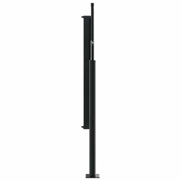 Прибираща се странична тента, таупе, 100x500 см