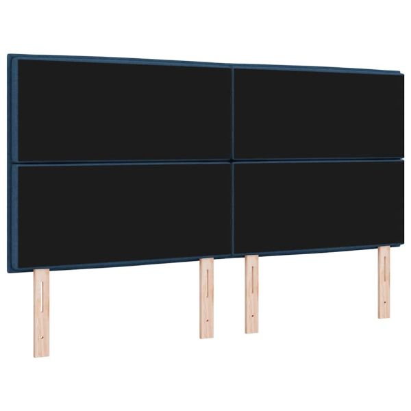 LED глава с LED ленти с таблото Синьо 180 cm текстил