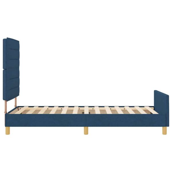 Рамка за легло с таблото Синьо 90 x 190 cm текстил