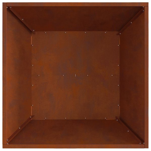 Котел за огън Ръждясало 80 x 80 x 40 cm