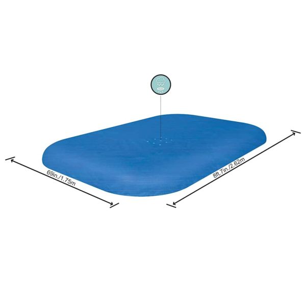 Bestway Покривало за басейн Flowclear, 262x175x51 см