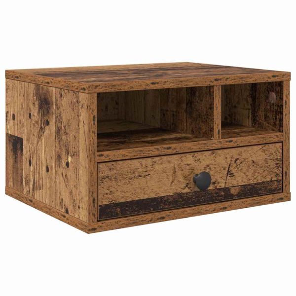Стойка за принтер Старо дърво 40 x 32 x 24 см