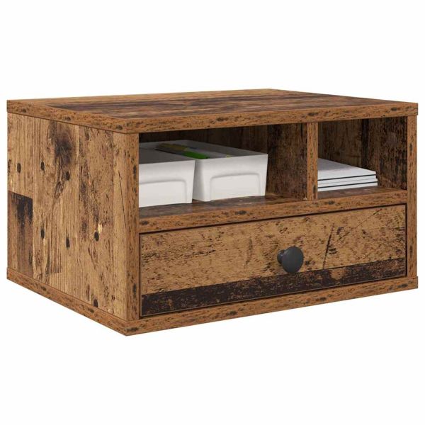 Стойка за принтер Старо дърво 40 x 32 x 24 см