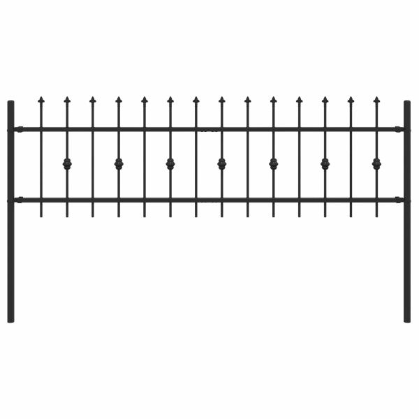 Шипова ограда Asten Черно 200 x 130 см