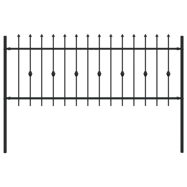 Шипова ограда Asten Черно 200 x 130 см