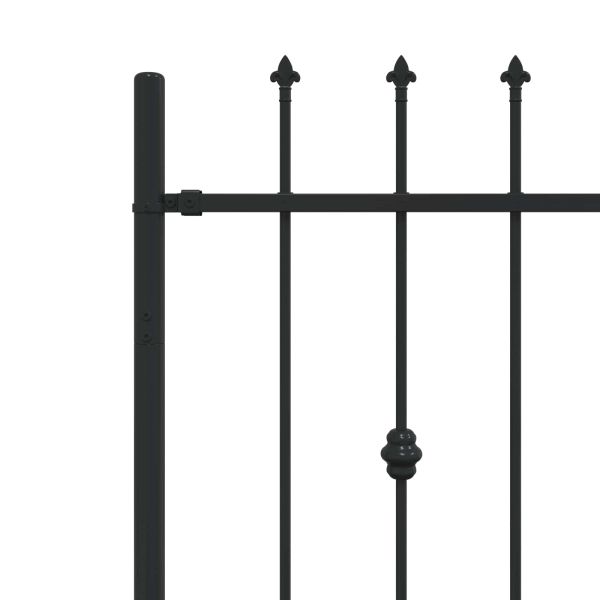 Шипова ограда Asten Черно 200 x 130 см