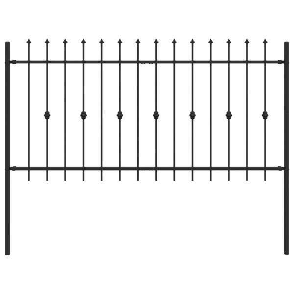 Шипова ограда Asten Черно 200 x 150 cm