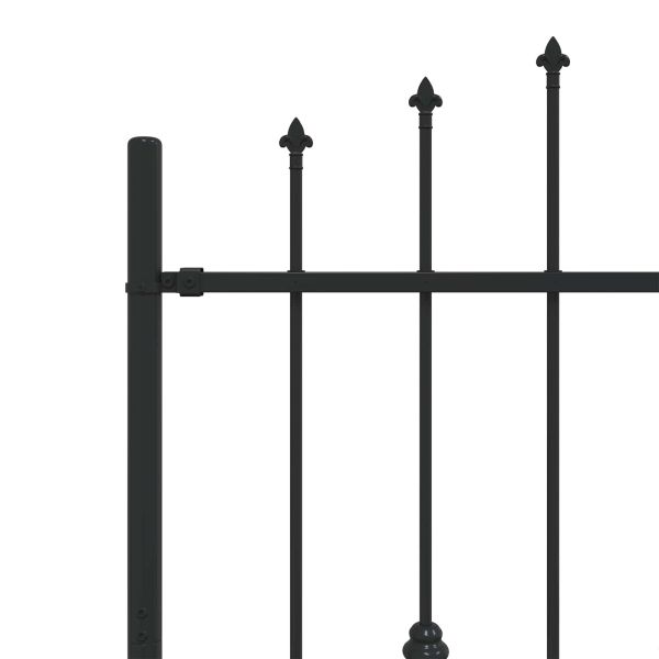 Шипова ограда Asten Черно 200 x 150 cm