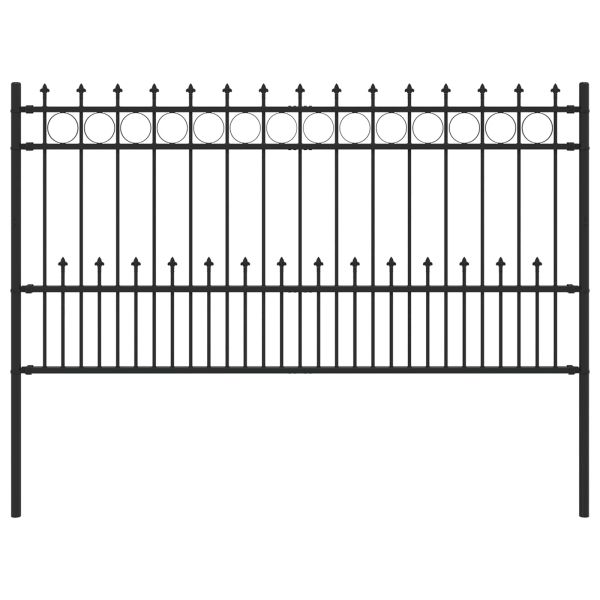 Ограда с Spike пръстен Horst Черно 200 x 150 cm
